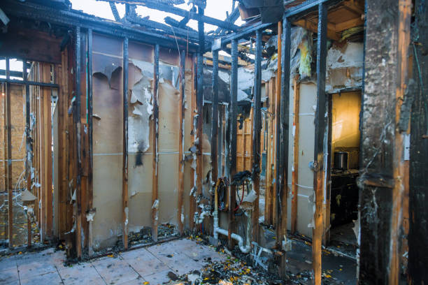 Professional Fire Damage Repair technician working in West Hattiesburg, MS